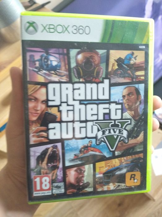 Gra Gta V na Xbox 360 z mapą