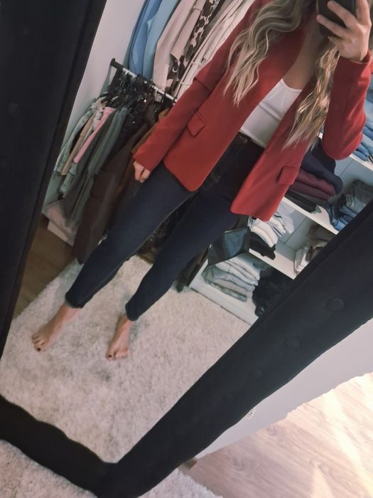 Marynarka mano bordowa