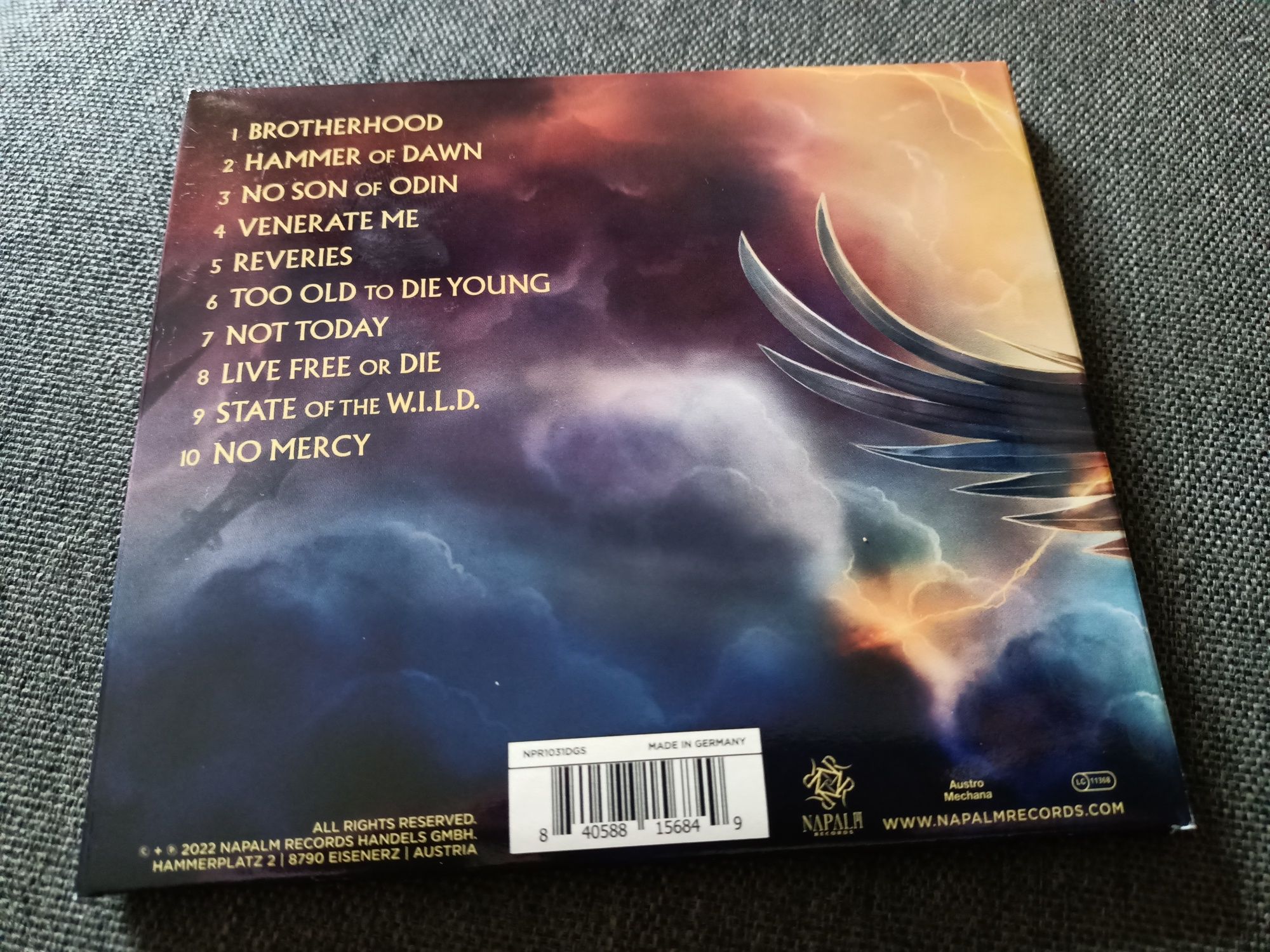 HammerFall - Hammer Of Dawn (CD, Album, Dig)(ex)
