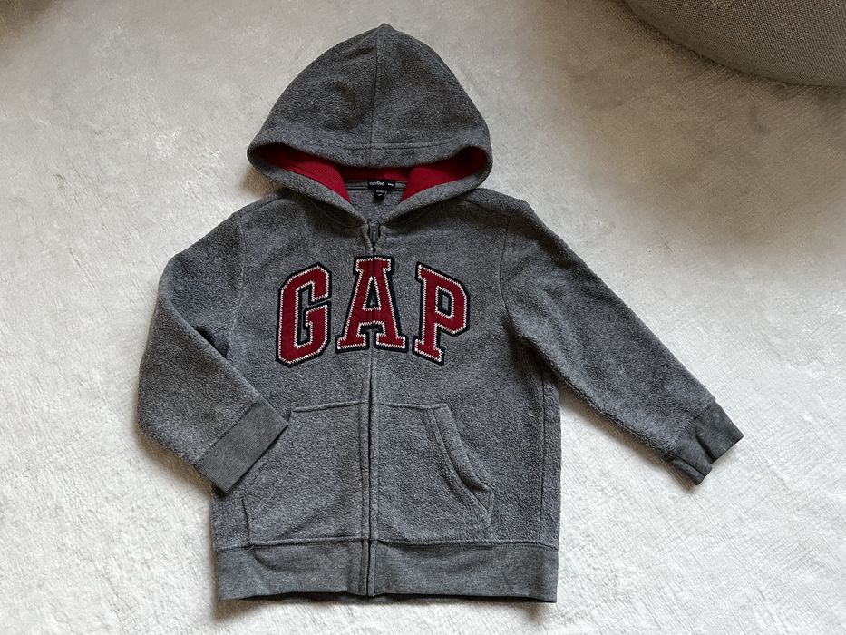 Gap szara bluza polar modny wygodny święta 4lata 104
