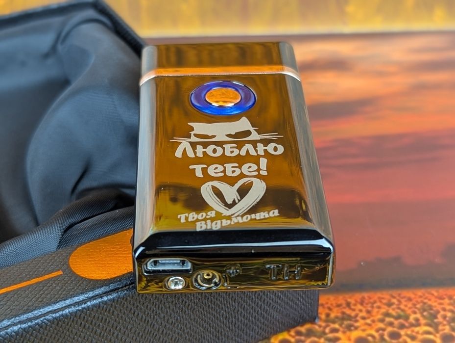 Гравіювання на запальничках. USB турбо зажигалка