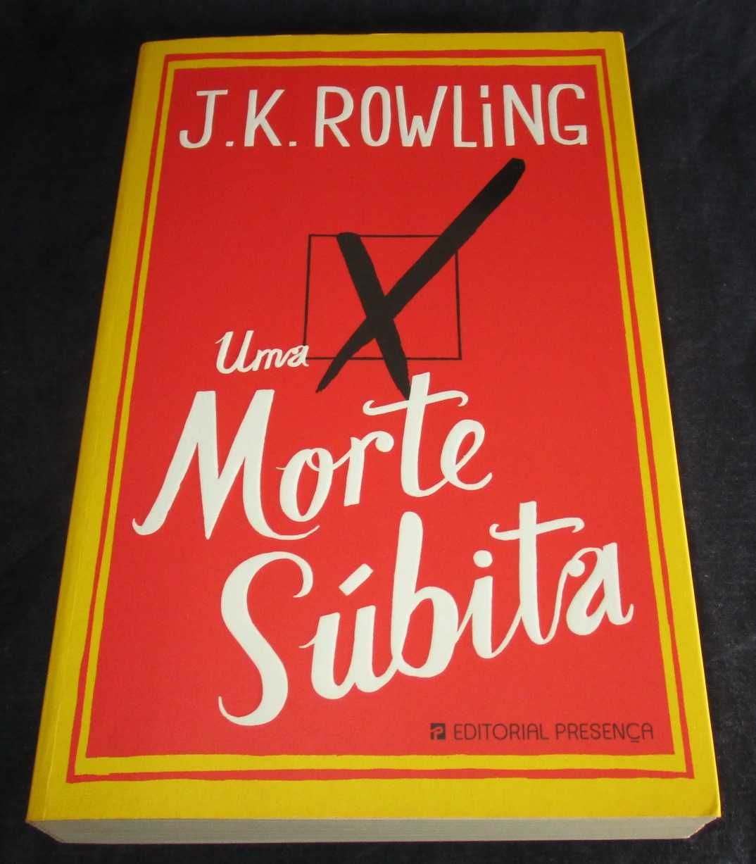 Livro Uma Morte Súbita J. K. Rowling