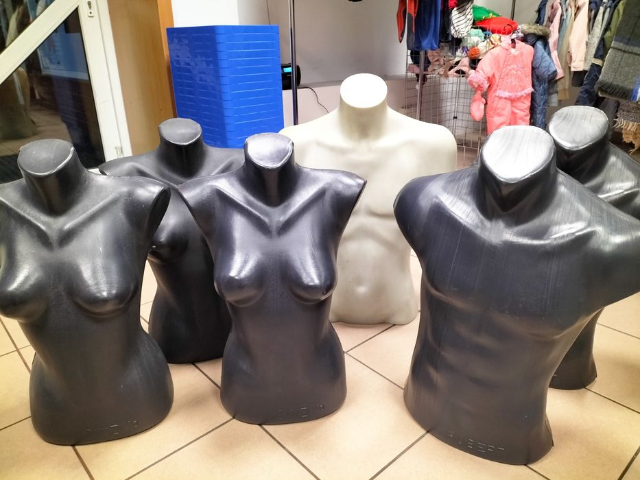 Zestaw 6 manekinów sklepowych