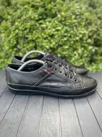 Prado туфли кеды 40 размер черные оригинал кроссовки мокасины