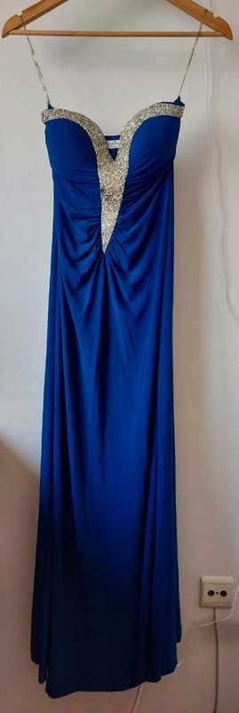 Vestido de cerimónia longo azul