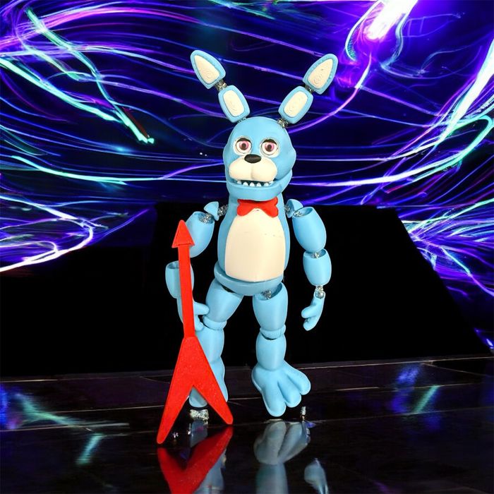 Bonnie z FNaF - recznie wykonana figurka kolekcjonerska