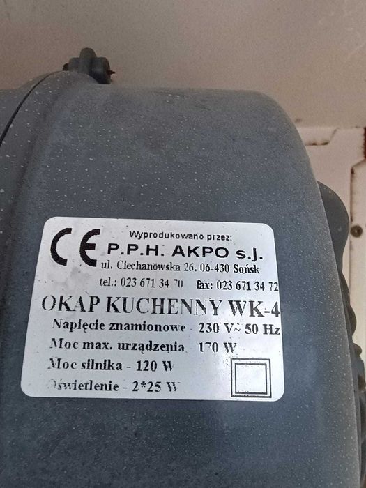 OKAP RUSTYKALNY bardzo dobry stan