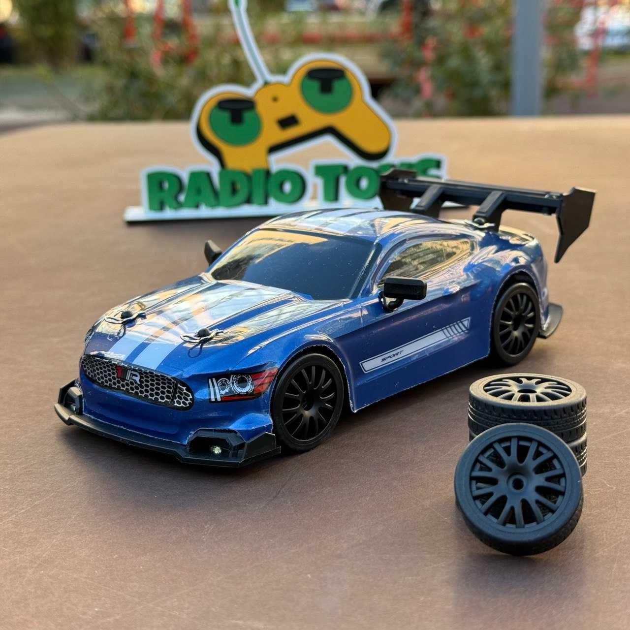 Дрифт машинка на радиоуправлении Ford Mustang Синий Машинка для дрифта