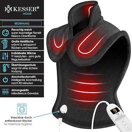 KESSER® Elektryczna poduszka grzewcza na plecy