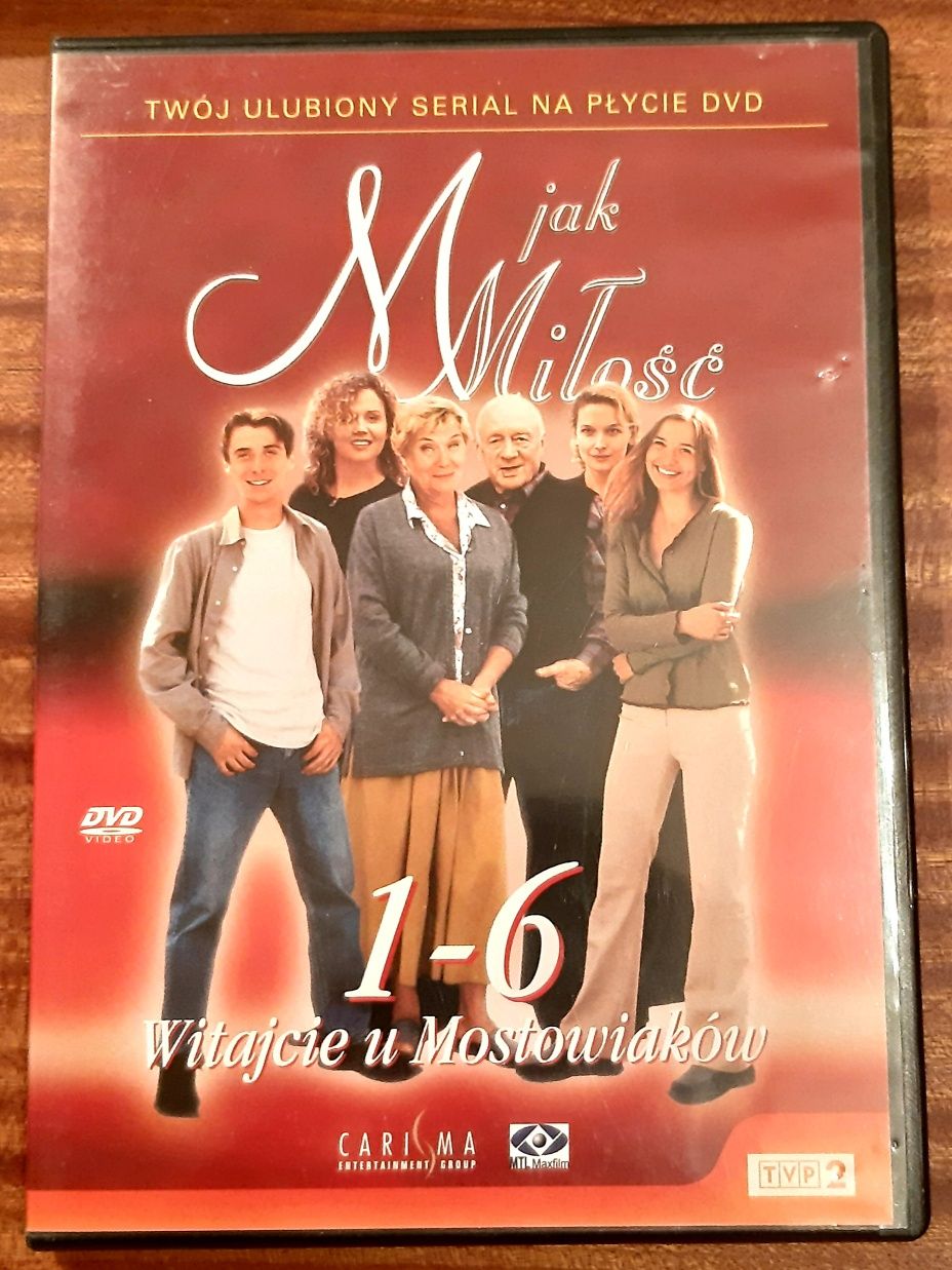 M jak Miłość serial DVD 6 odcinków pierwszych