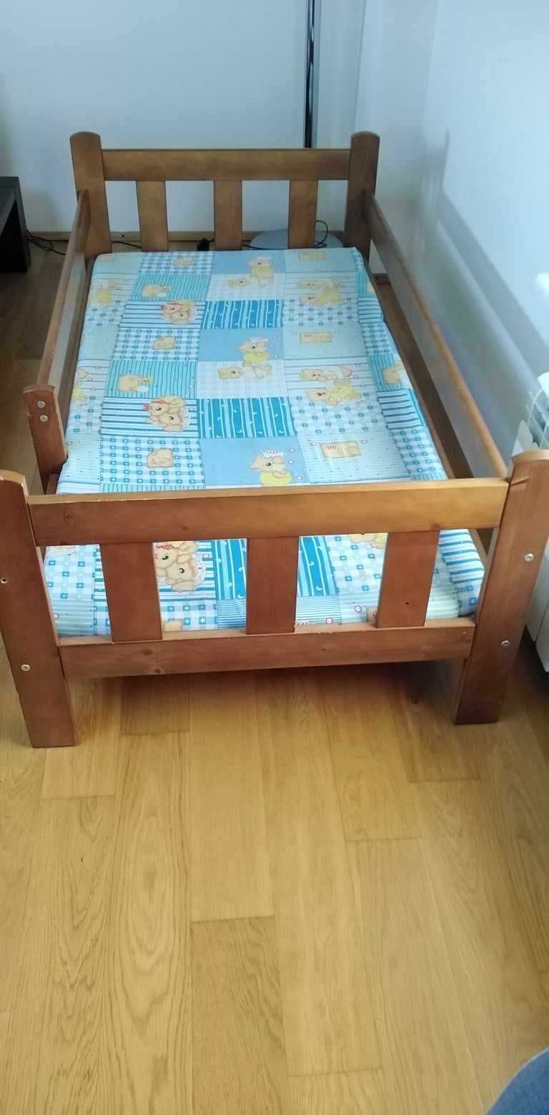 łóżko dziecięce drewniane