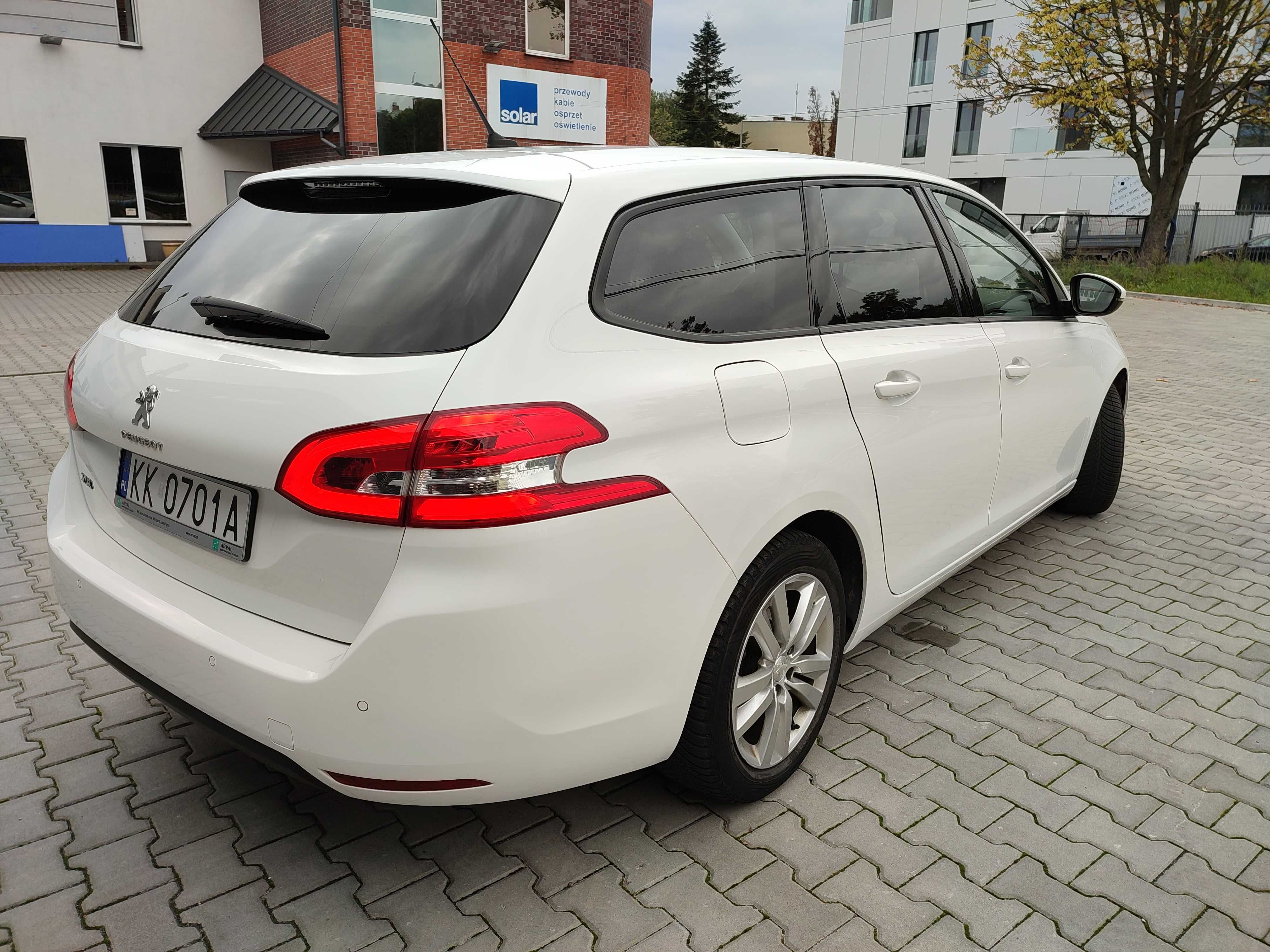 Peugeot 308 1.5 BlueHDI 130km 2018r. Krajowy serw. ASO POLECAM Kraków