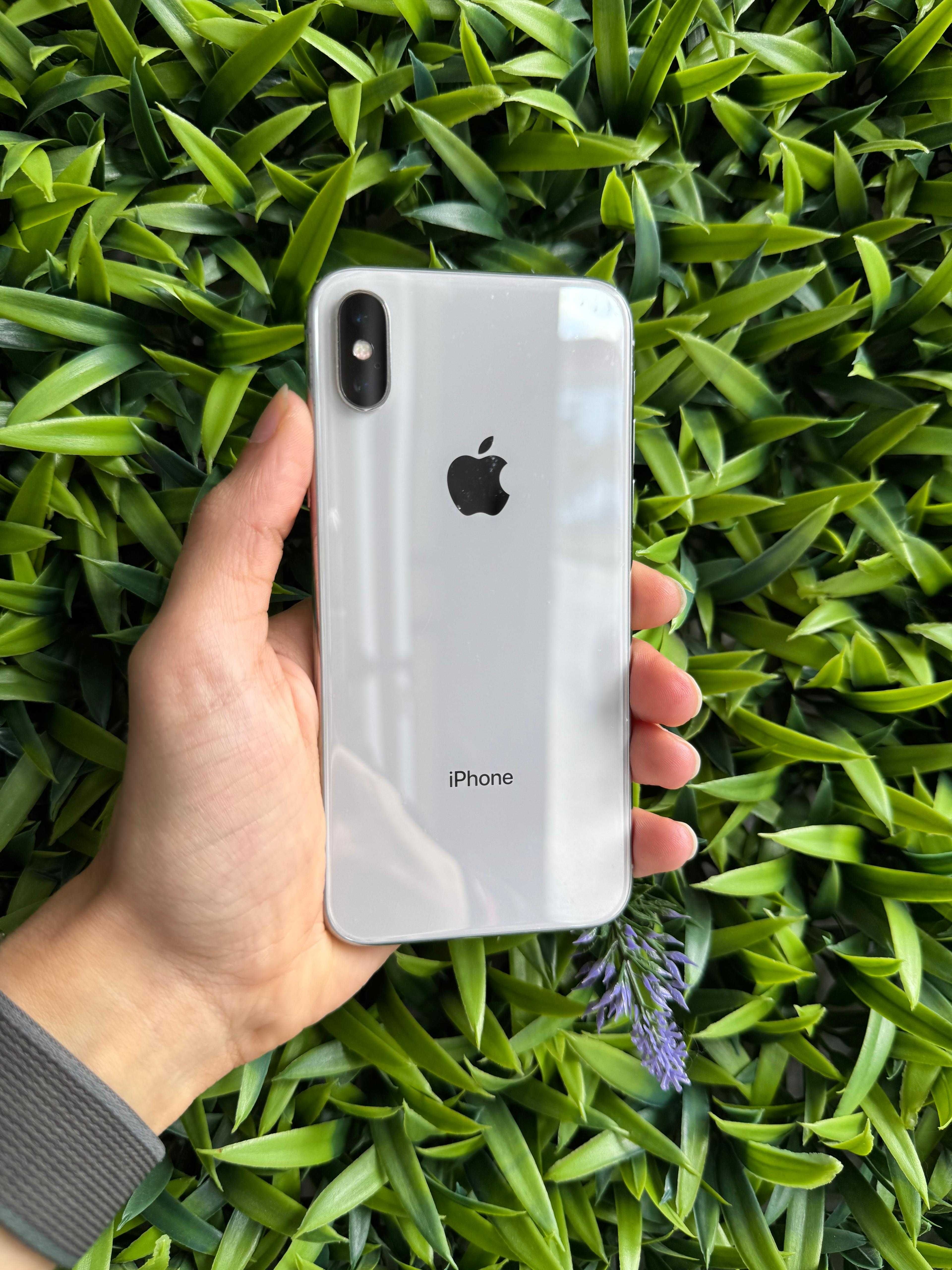 iPhone X 64GB Bateria 100% Branco - Loja Ovar