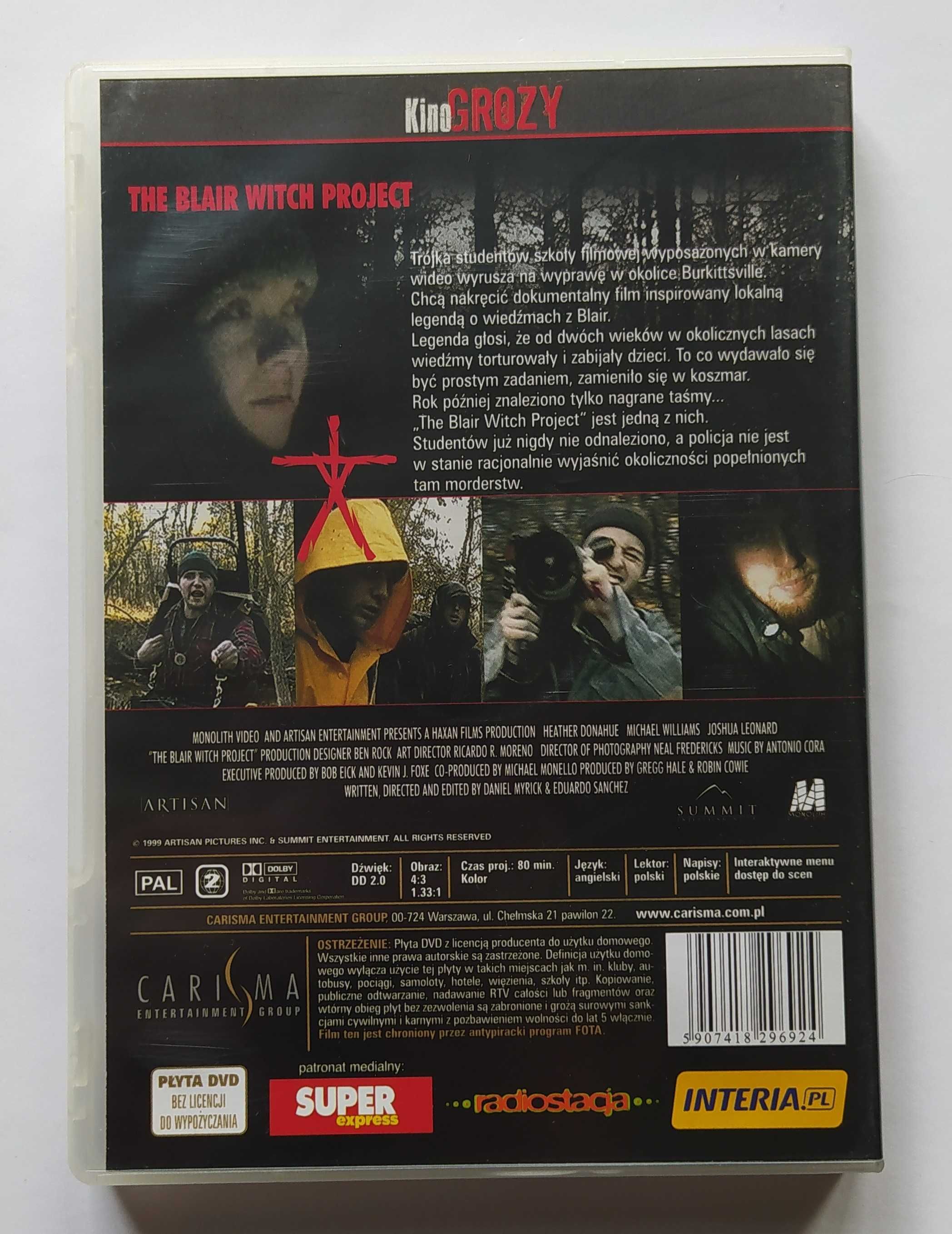 The Blair Witch Project DVD