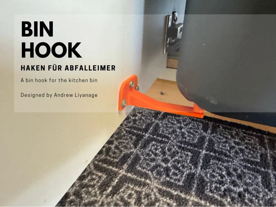 Gancho Reforçado para Gaveta de Lixo de Cozinha