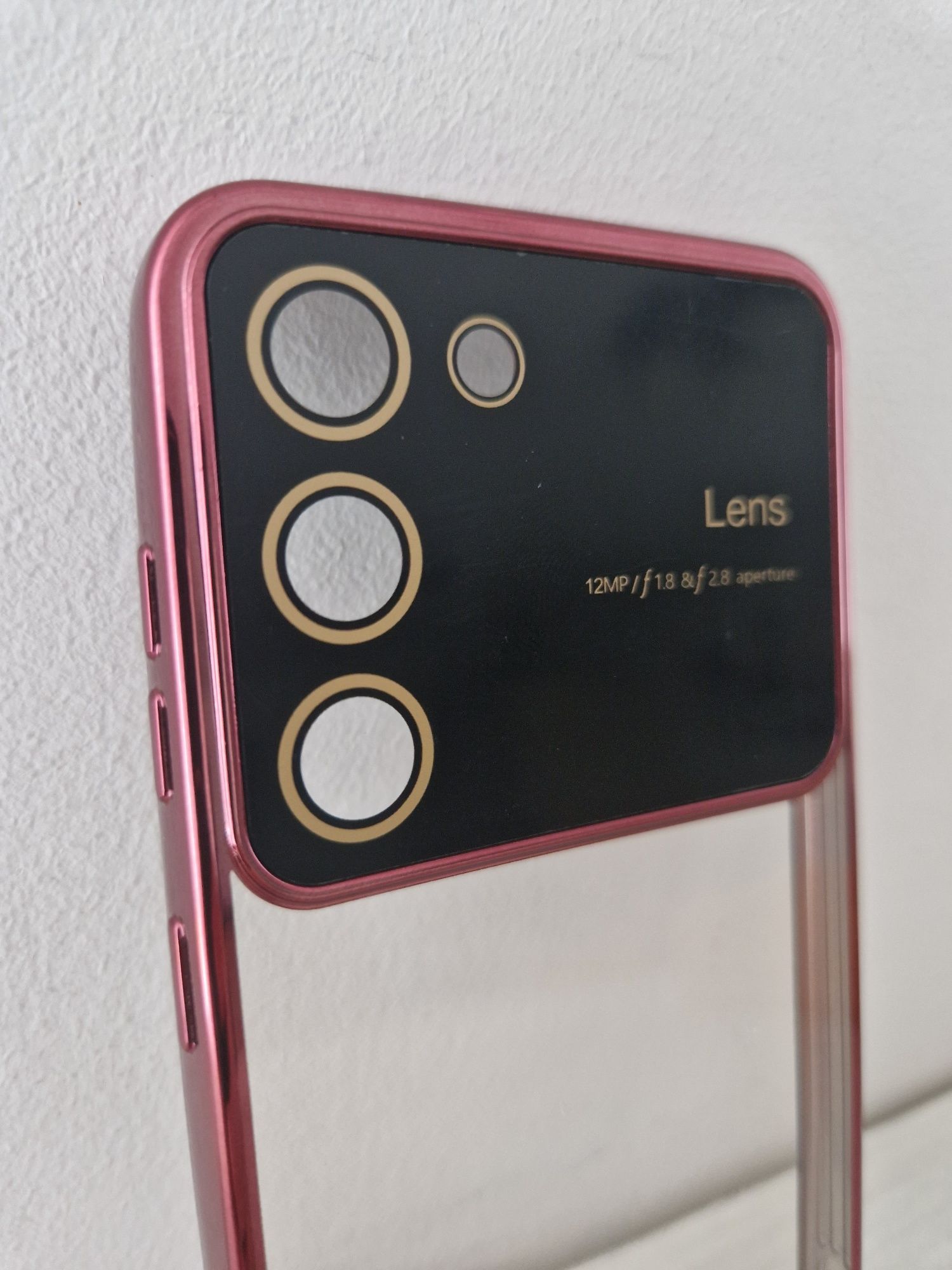 Electro Lens Case do Samsung Galaxy S23 Wiśniowy