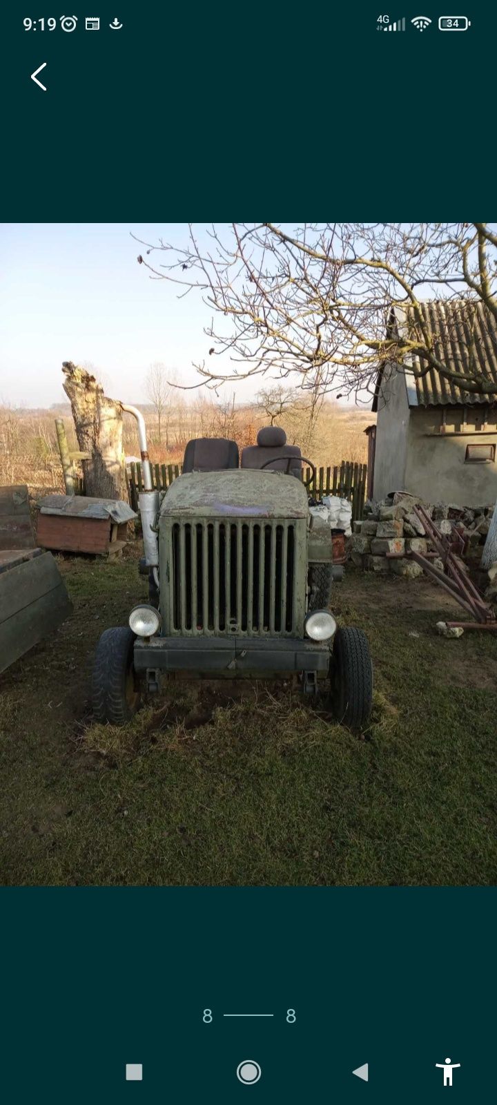 Трактор саморобний