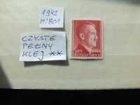 znaczki Mi801 Niemcy 1942r. Hitler Rzesza czysty ** Reich