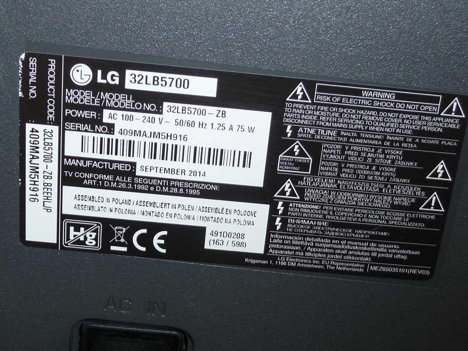 Telewizor LG 32LB5700 32 cale