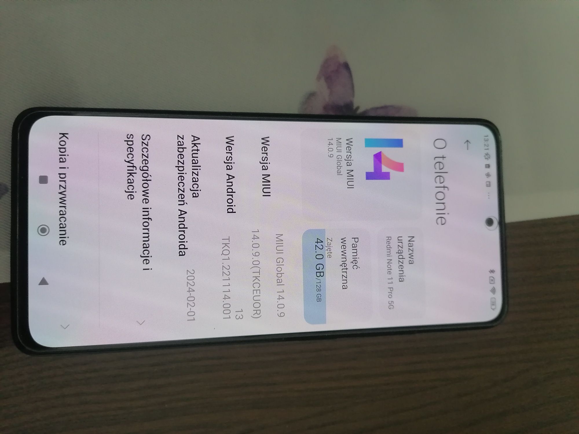 Redmi note 11 pro 5g  8/128 gb