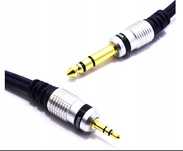Kabel AUX JACK 3,5 - JACK 6,3 Stereo 1,5M Viltaco
