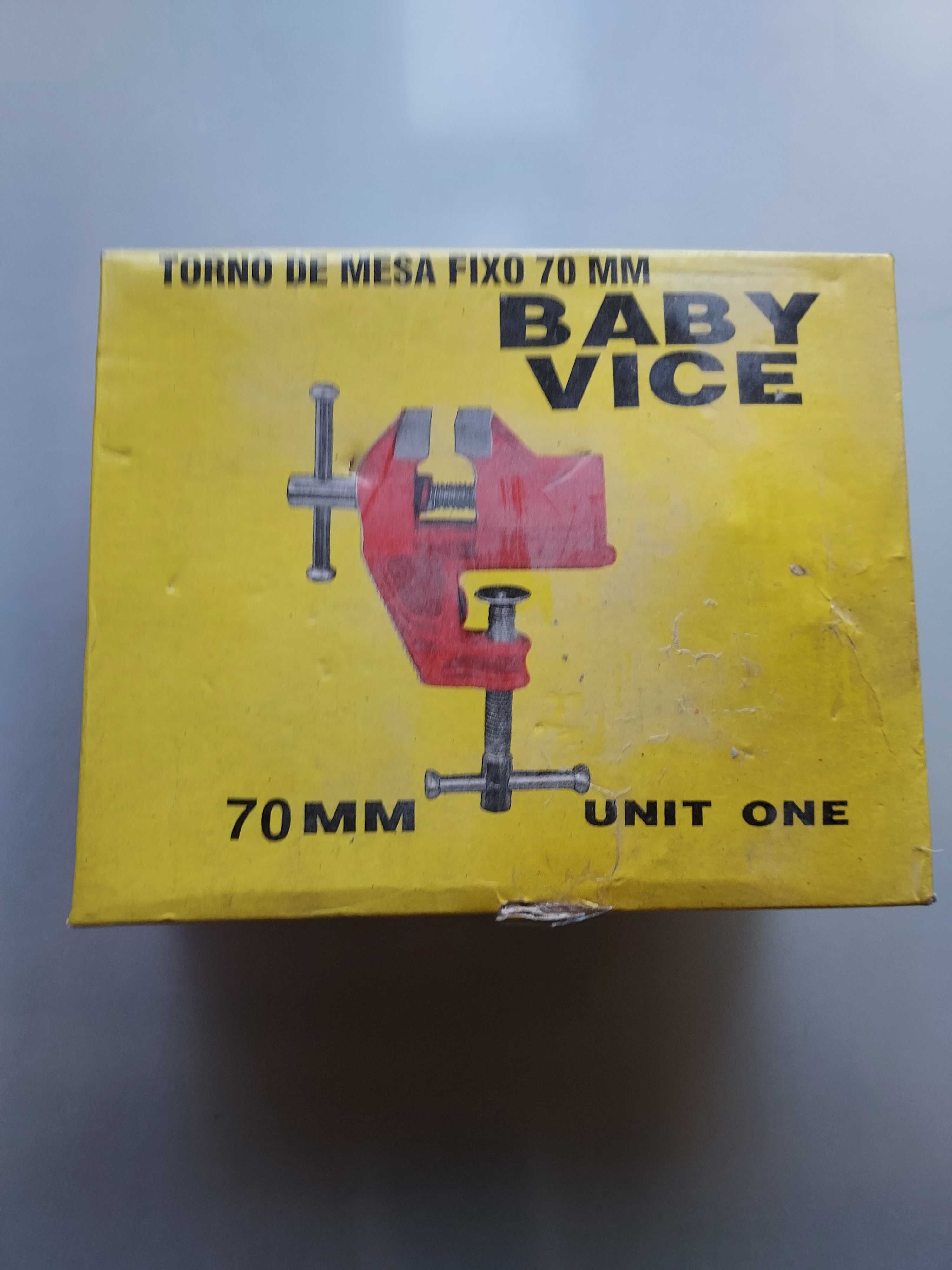 Torno de bancada amovível de 70mm Baby Vice NOVO