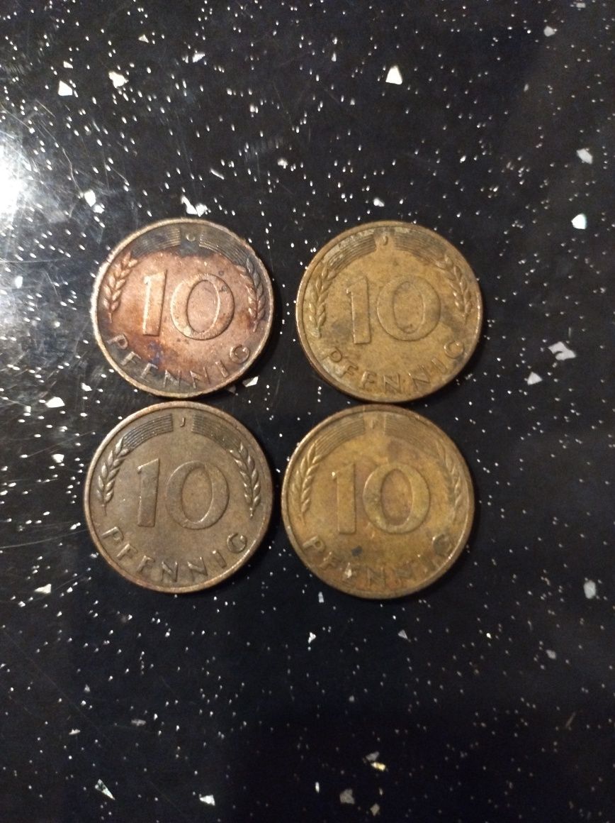 Monety 10 Pfennig 1950