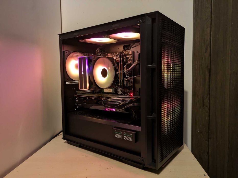 MOCNY KOMPUTER Gamingowy Ryzen 5 7500F 16GB RAM 1TB SSD RX6600 XT ARGB