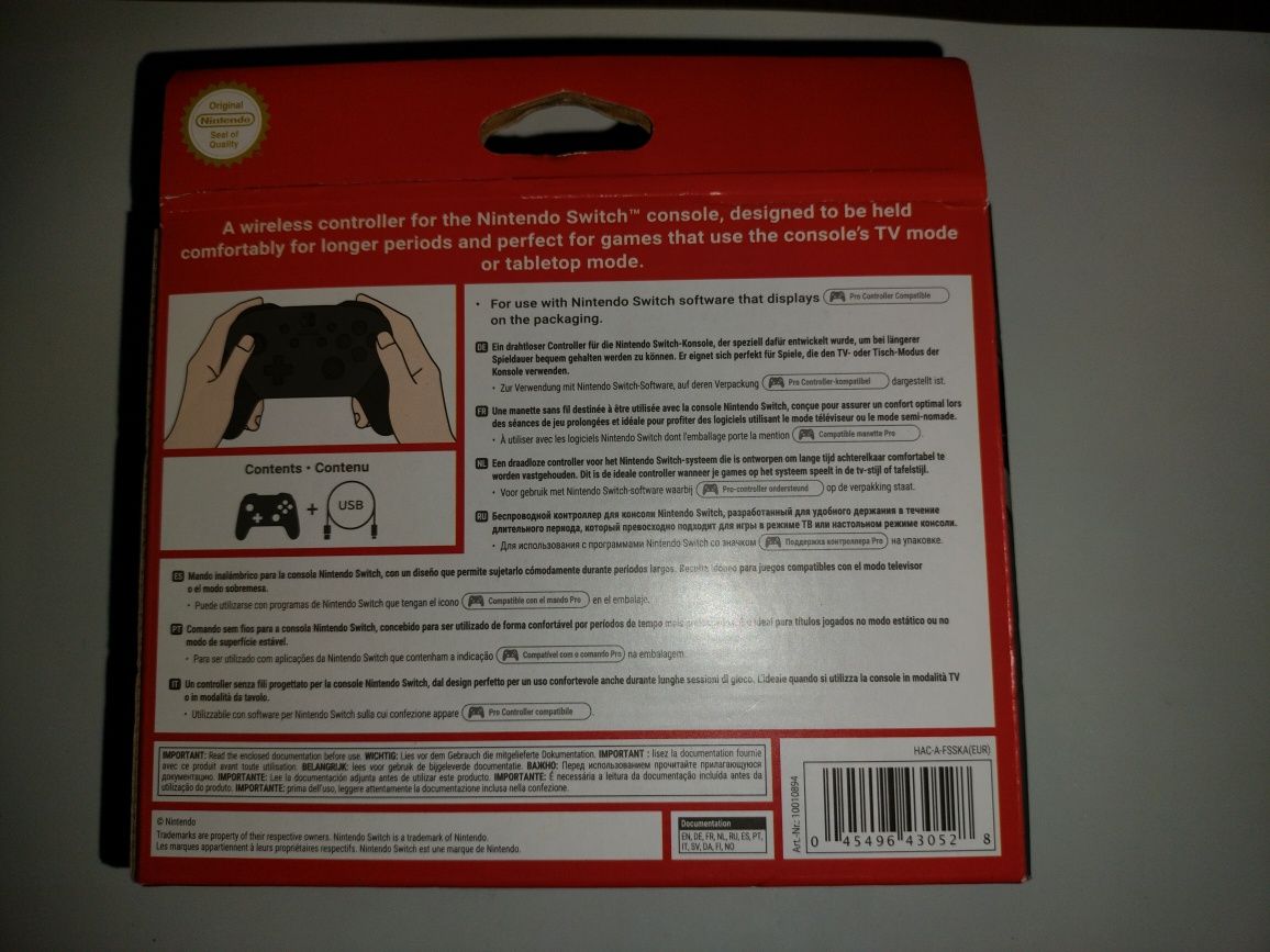 Nintendo switch pro controller