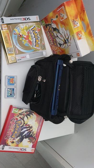 Nintendo 3DS XL + 4 Gry Pokémon + Tomodachi Life