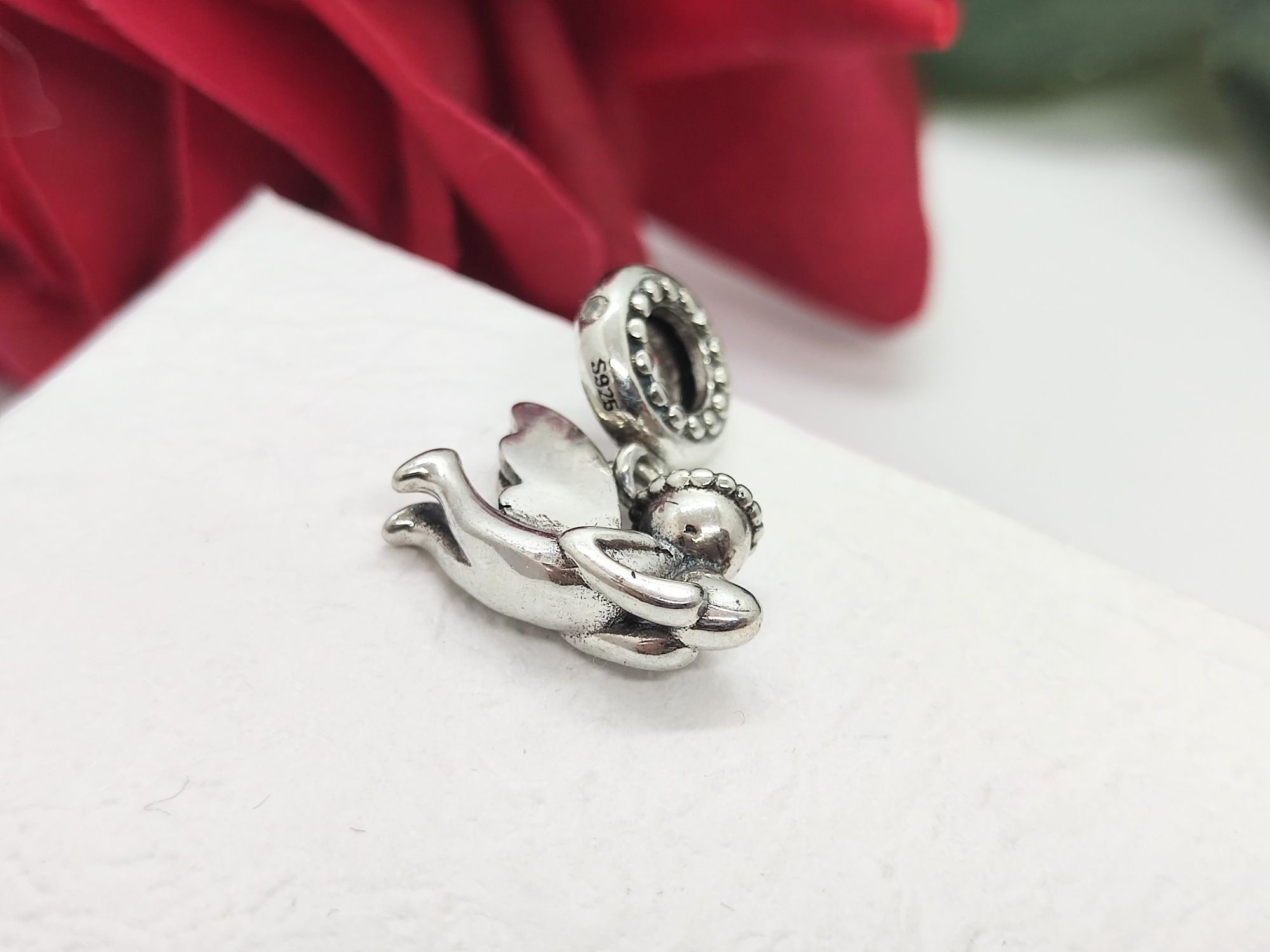 Charm's zawieszka srebrna aniołek srebro S925