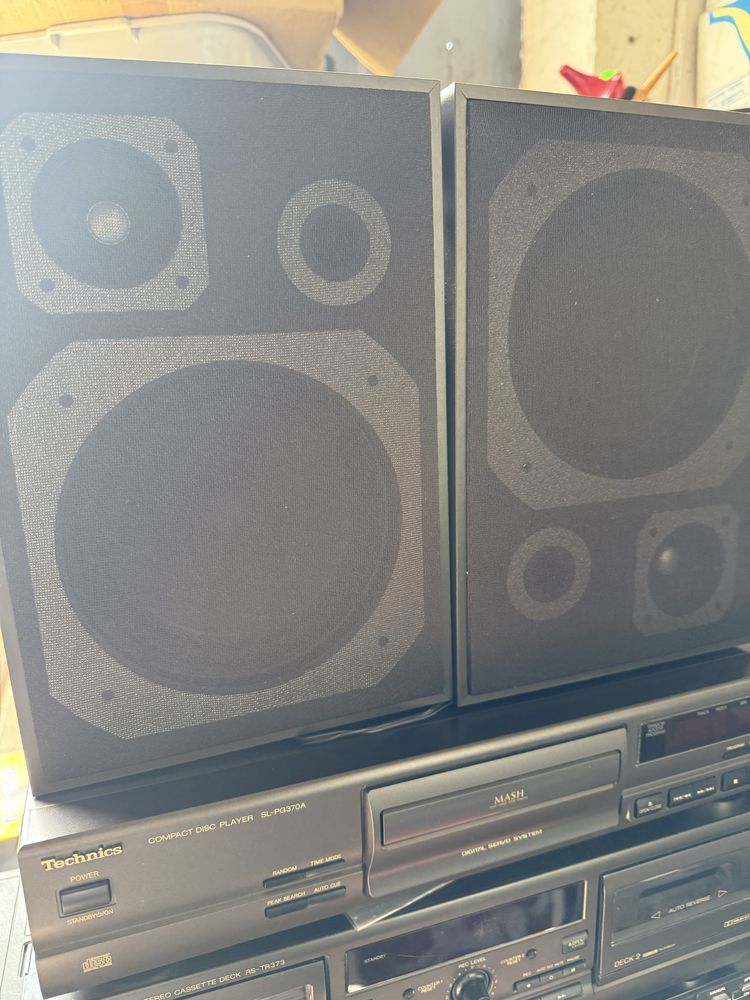 Amplituner Basf 8425 HiFi plus technics dodatki plus kolumny