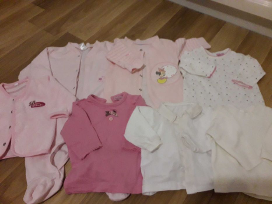 Kilkaset ubranek 4 MEGA WORKI rozm od 56 do 134 dla dziewczynki WYSYŁK