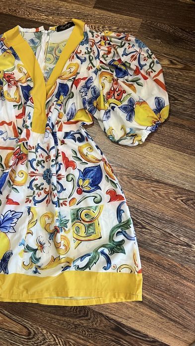 Сукня із тканини D&G