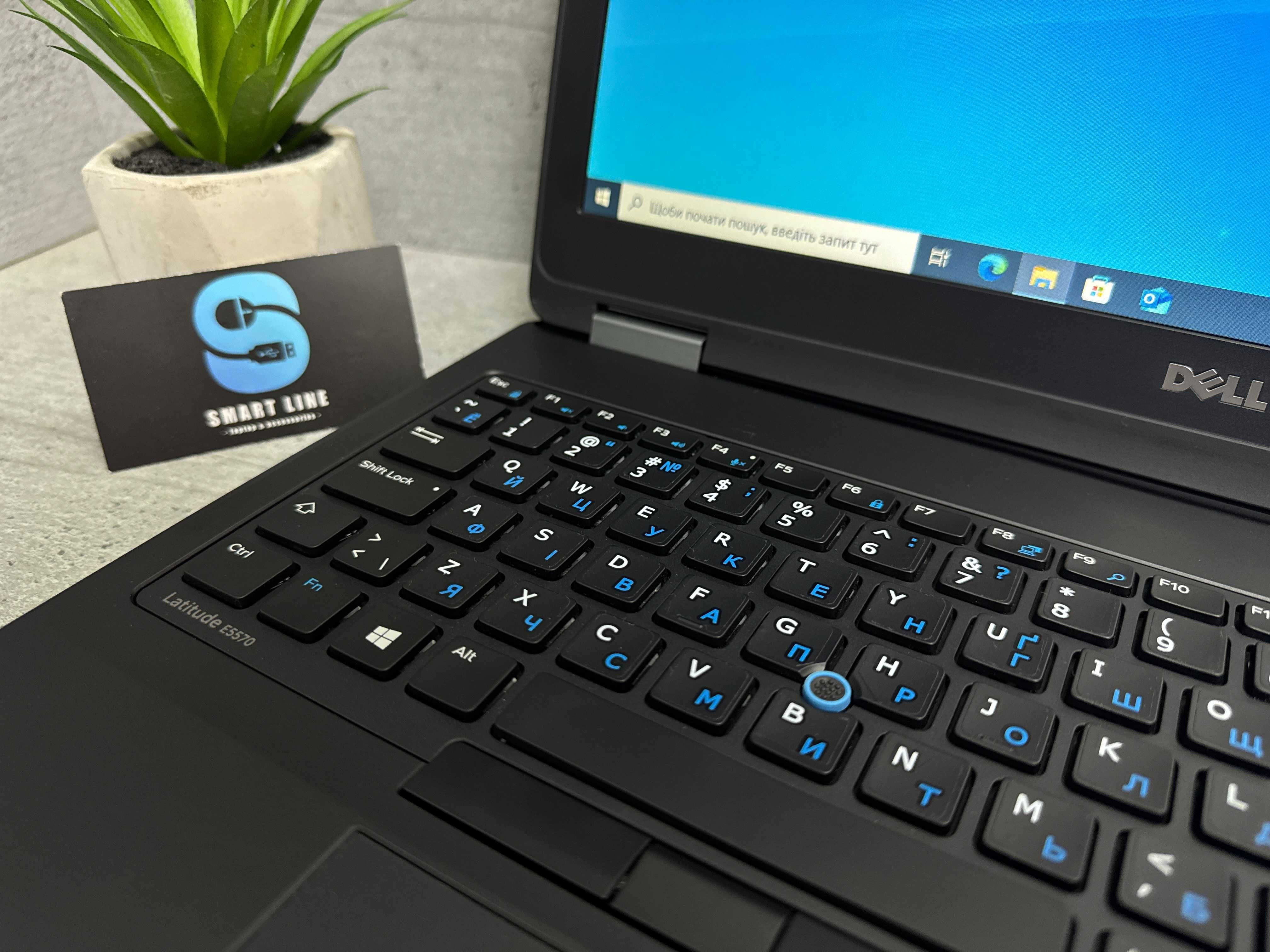Ноутбук для роботи та навчання Dell Делл E5570/8 ddr4/i5-6200U/128 ssd
