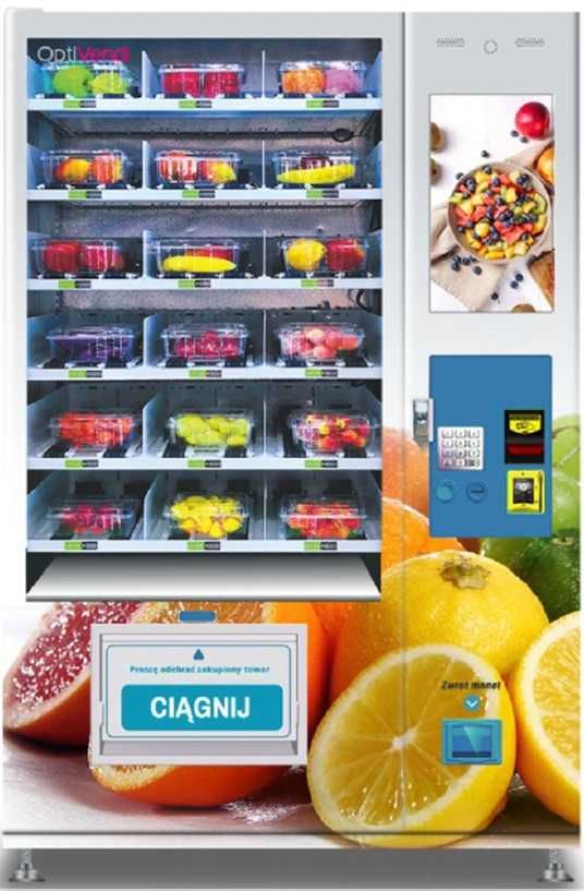 Automat vendingowy, kiosk samoobsługowy, NOWY + zabudowa