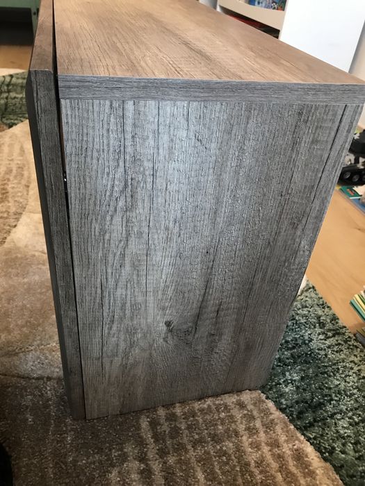 Witryna wisząca biblioteczka Black Red White Koen 2