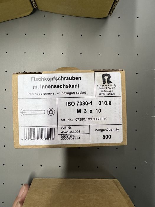 Гвинт М3 різні та м5х18, чорні