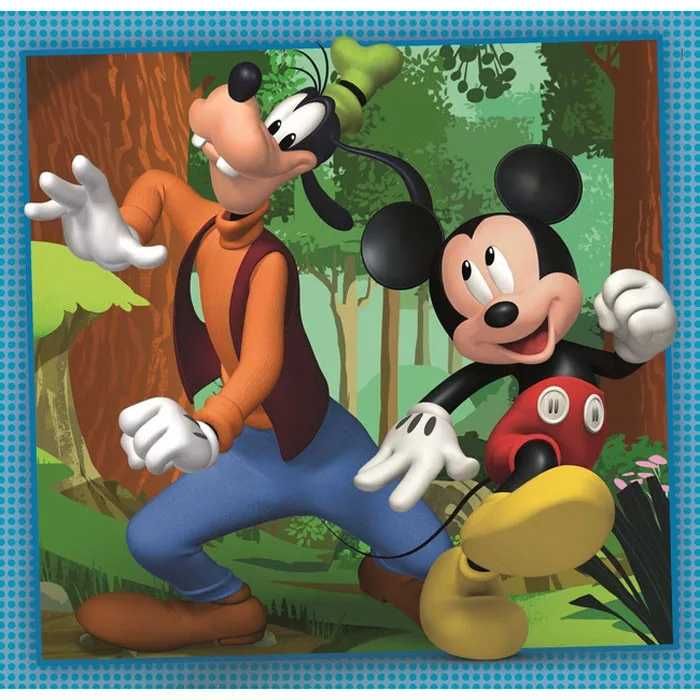 Puzzle Clementoni Mickey ClubHouse SuperColor 21x20,5cm 3x48 peças