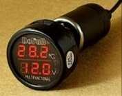 Автомобильный термометр - вольтметр - USB VST 706-1