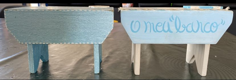 Mealheiro de banco criança pintado à mão