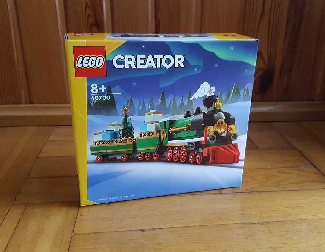 LEGO 40699 - Gramofon retro + LEGO 40700 - Zimowy pociąg NOWE
