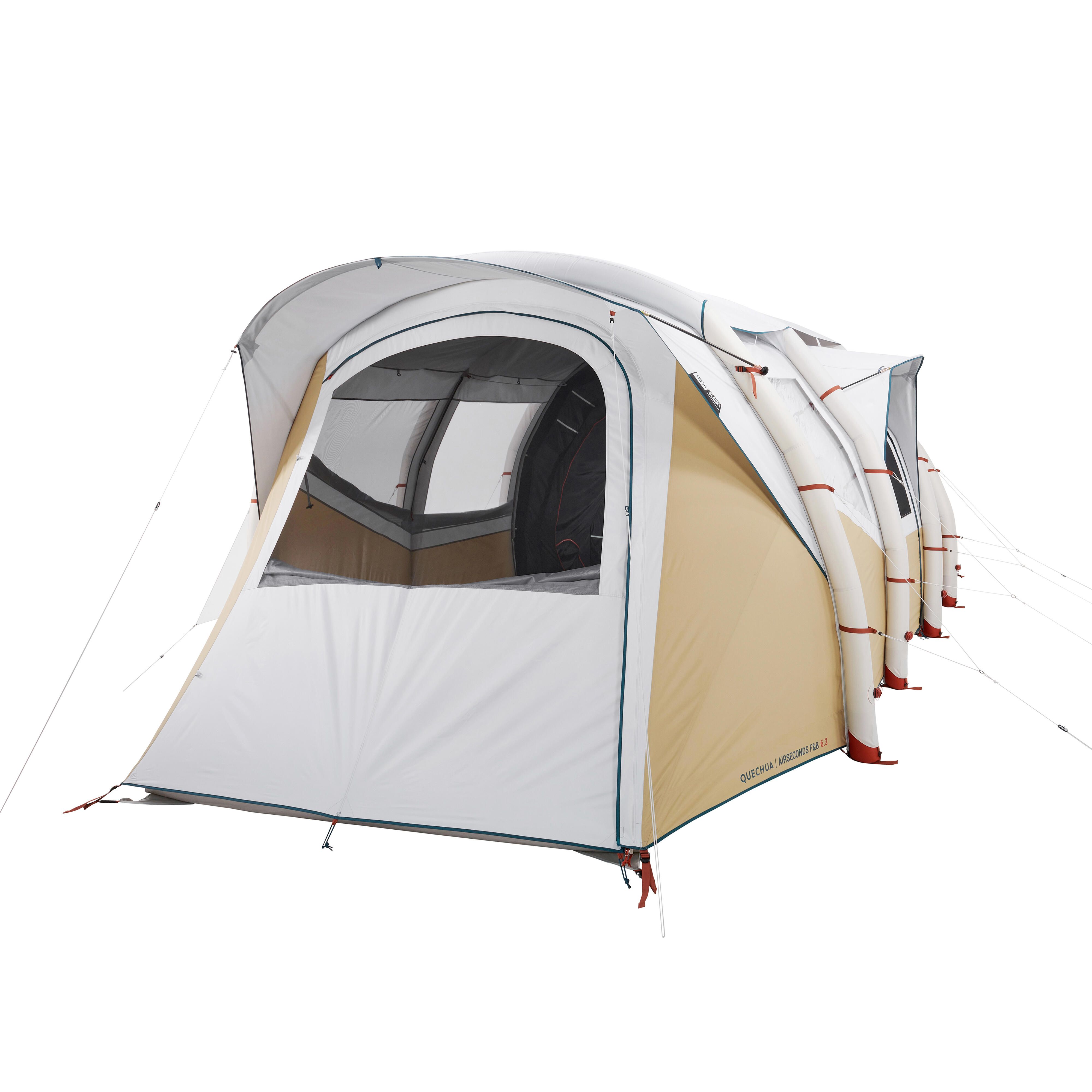 Tenda insuflável de campismo - Air Seconds 6.3 F&B - 6