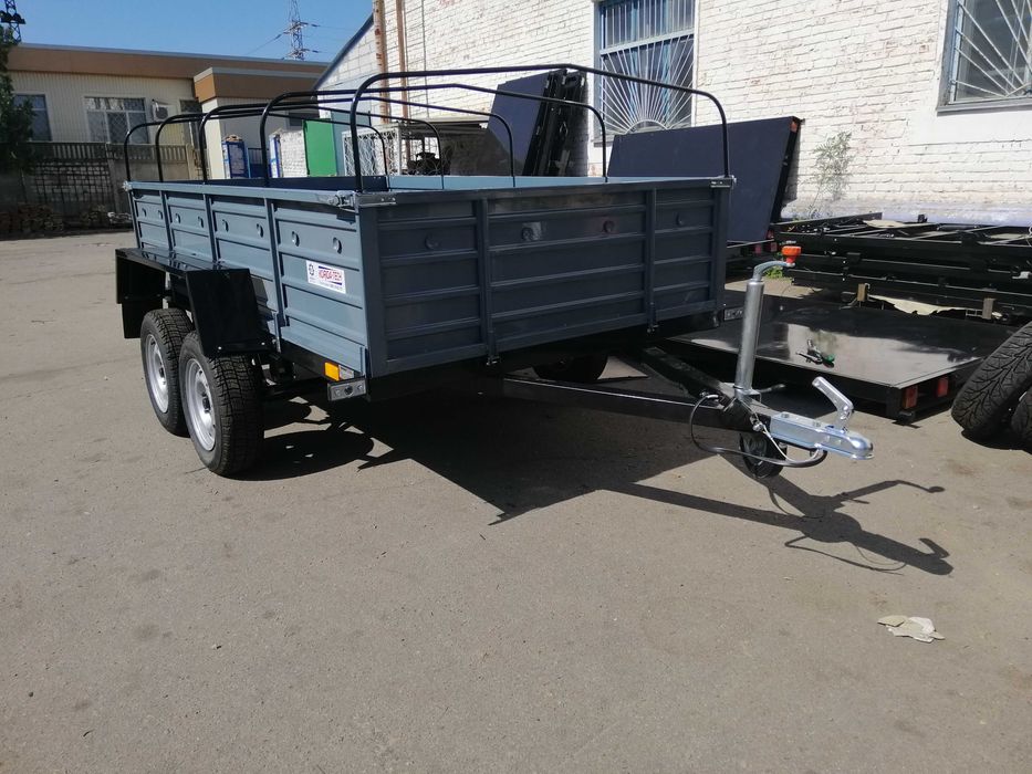 Двовісний причеп Кремінь+ посилений від заводу Коріда-Тех, авто причіп