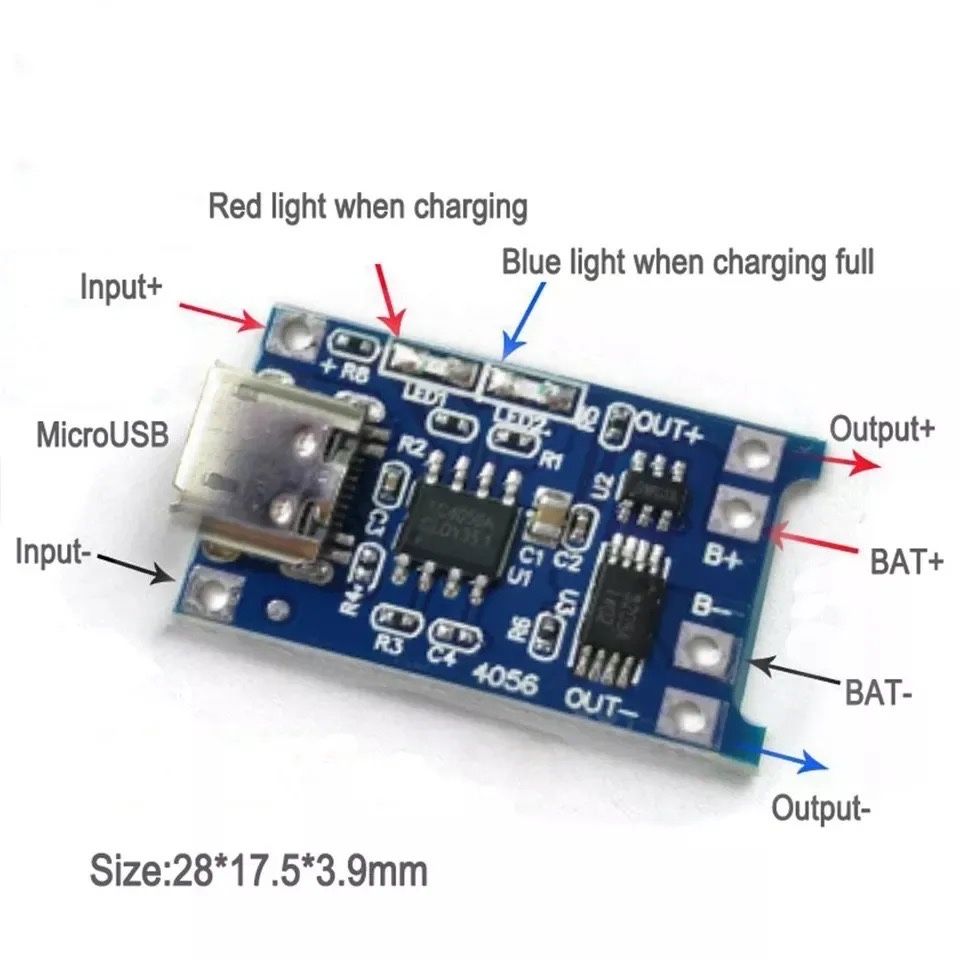 Плата Usb-c для заряду з захистом