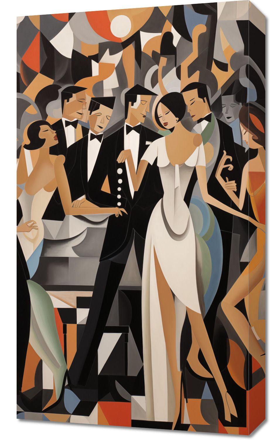 Obraz 40x70cm Bal w Art Deco