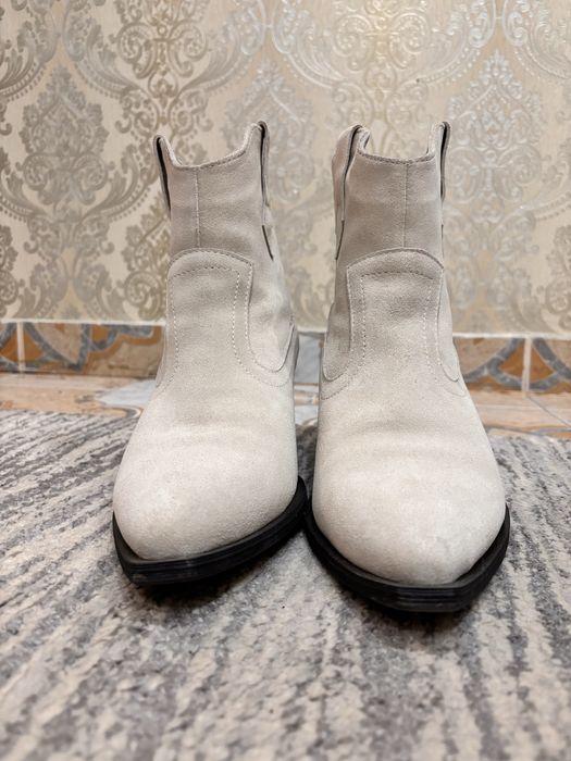 Козаки (ковбойки) натуральна шкіра 40 розмір