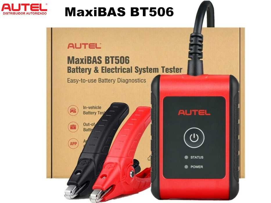 Máquina Diagnóstico Baterias Autel MaxiBAS BT506 (NOVO)