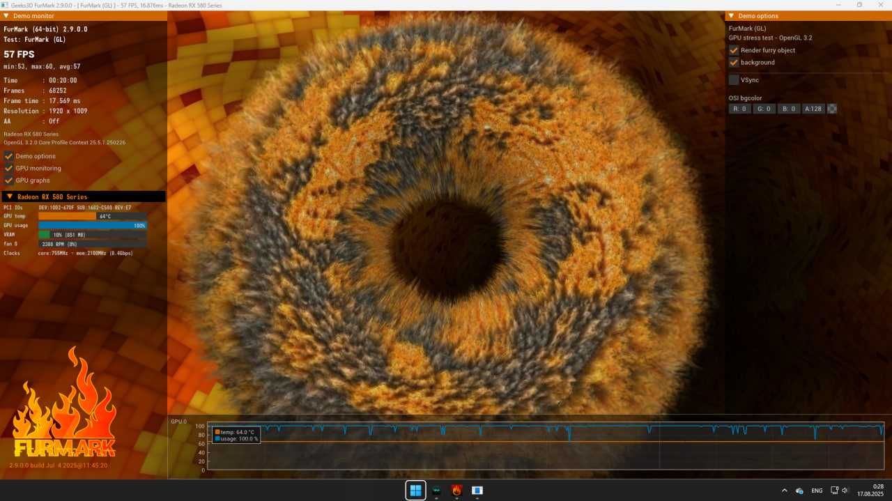 Відеокарта RX 580 XFX