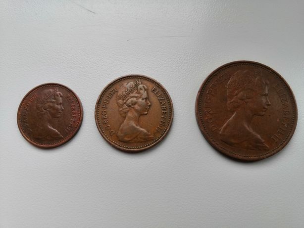Monety New Penny 1971 Elizabeth II